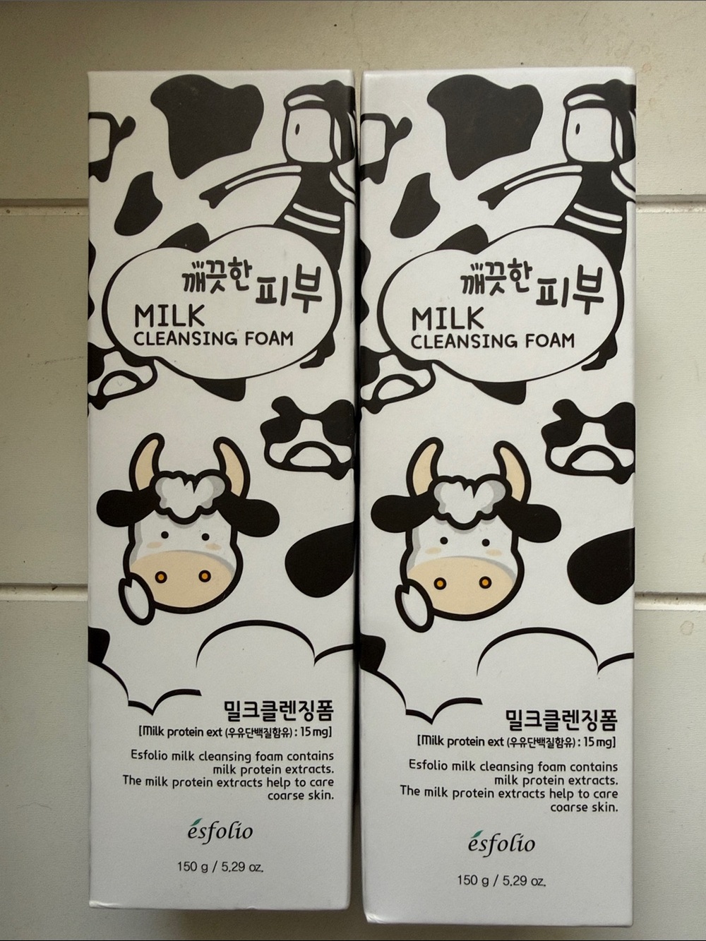 Esfolio Milk Cleansing Foam - Lot of 2